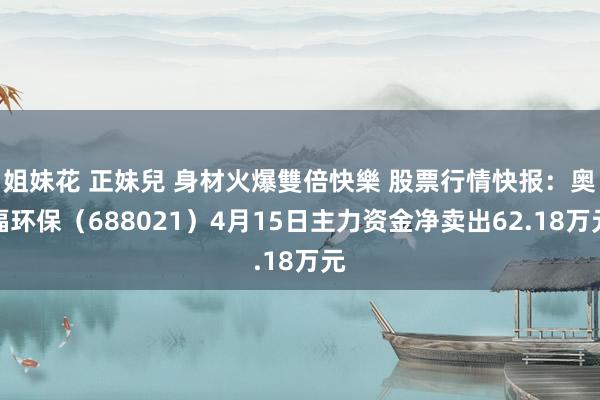 姐妹花 正妹兒 身材火爆雙倍快樂 股票行情快报：奥福环保（688021）4月15日主力资金净卖出62.18万元