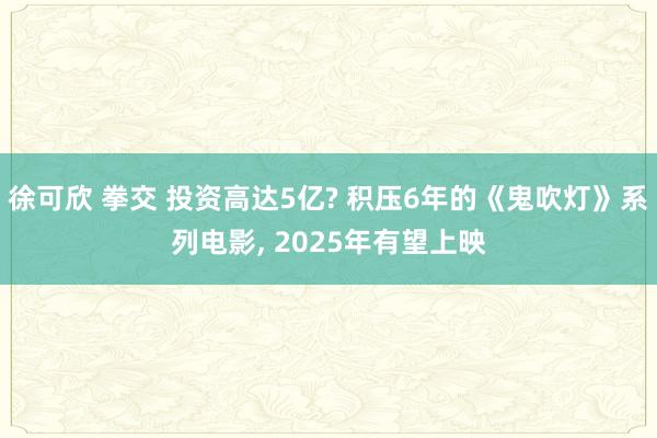 徐可欣 拳交 投资高达5亿? 积压6年的《鬼吹灯》系列电影， 2025年有望上映